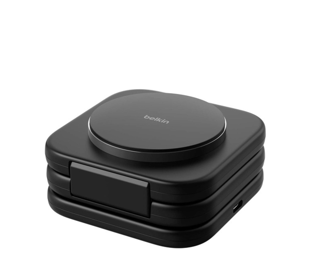 BELKIN Podróżna magnetyczna podkładka ładująca 3w1 15W, czarna WIZ024vfBK - 1363161 - zdjęcie 5